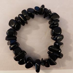 Black Onyx Natural Gemstone Bracelet